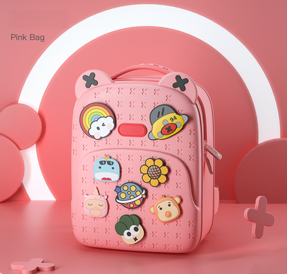 Pink DIY Logo Children's Backpack