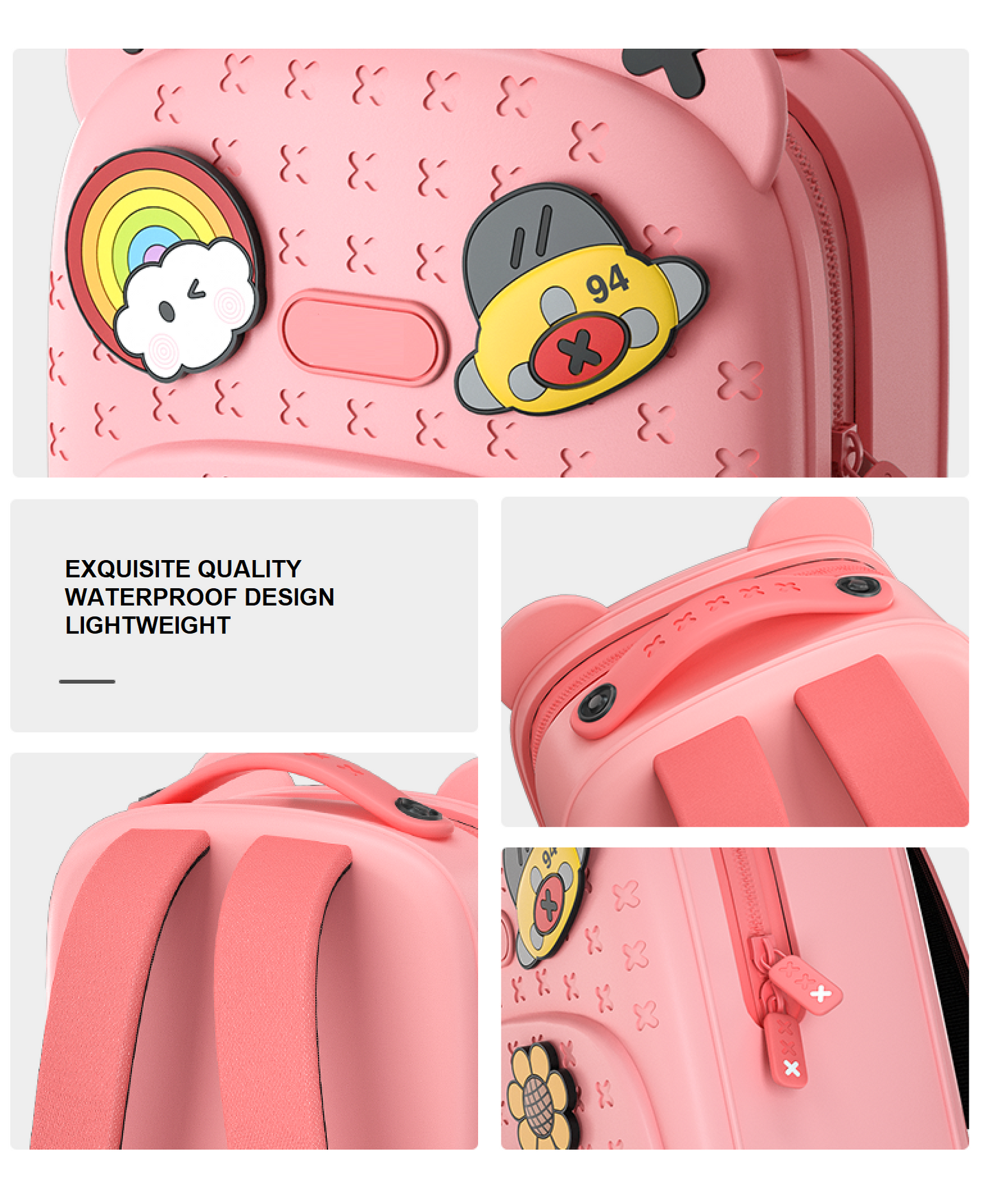 Pink DIY Logo Children's Backpack