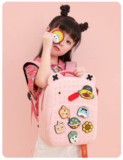 Pink DIY Logo Children's Backpack